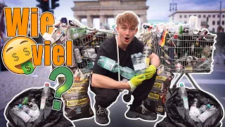 Wie viel VERDIENE ICH als PFANDFLASCHEN SAMMLER in Berlin? 💰😱| TomSprm