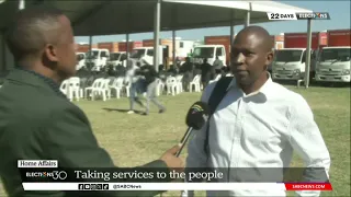 President Ramaphosa unveils mobile Home Affairs offices in Limpopo: Koketšo Motau updates