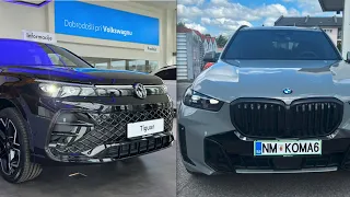 NEW Volkswagen TIGUAN 2024 vs New BMW X5 Facelift 2024 - LED Headlights comparison