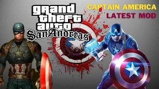 GTA San Andreas | Captain America(Avengers Endgame Version) Mod 2021 latest gameplay