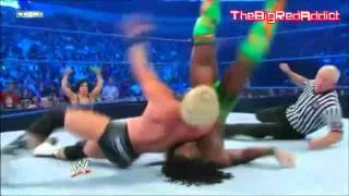 Kofi Kingston and Zack Ryder vs Dolph Ziggler and Jack Swagger Smackdown 10/14/2011 [HD]