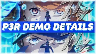 PERSONA 3 RELOAD - Demo Details! (New Screenshots and Information)