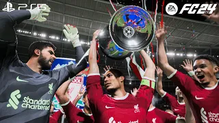 EA FC 24 - Manchester City vs Liverpool | UCL Final Gameplay Ai vs Ai | PS5 4K