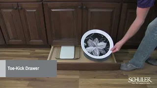 Toe kick Drawer - Schuler Cabinetry