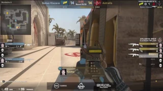 Insane clutch round from s1mple in Na'Vi vs Astralis
