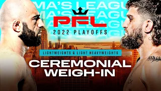 2022 PFL Playoffs: New York City | Ceremonial Weigh Ins