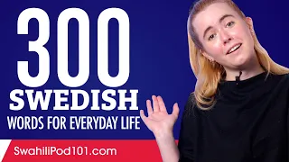 300 Swedish Words for Everyday Life - Basic Vocabulary #15