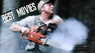 Такер с бензопилой спасается от пчел.Убойные каникулы.Tucker with a chainsaw escapes from the bees