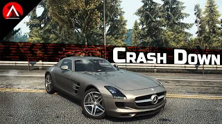 Mercedes SLS AMG - Crash Down - Need For Speed Most Wanted 2012 - Sprint Race Gameplay