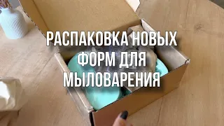 Распаковка новых форм для мыловарения. Новые дракончики к Новому году🦖 Заливка формы