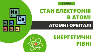 Стан електронів в атомі. Атомні орбіталі. Енергетичні рівні.