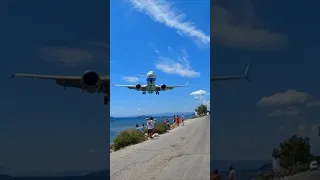 Enterair Boeing 737 Max landing #skiathos #aviation #skiathosisland #planespotting