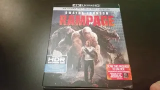 Unboxing for Rampage 4k blu ray digital set