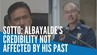 Sotto: Albayalde’s credibility not affected by his past