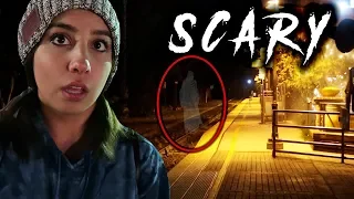 ANGRY GHOST ON HAUNTED ROAD! **SCARY** (LOS RIOS STREET)