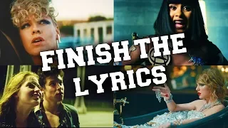 Try to Finish the Lyrics Challenge !!!