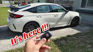 Taking delivery of my FL5 Honda civic TypeR