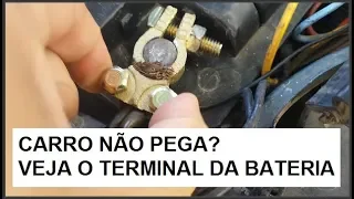 Carro não liga? Verifique o terminal da bateria (Fácil demais)