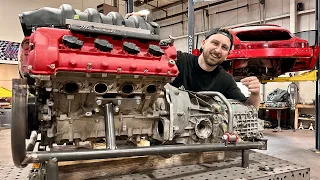 How to mount a MASERATI Engine in a Porsche 911!