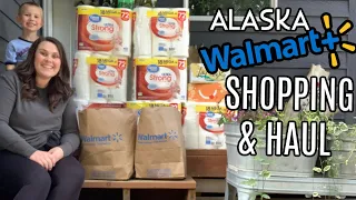 Walmart Shopping Haul and Prices | ALASKA | Toilet Paper Stock Up