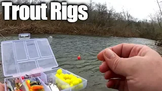 Float Rig vs Bottom Rig! Trout Fishing with Power Eggs & Gulp Worms