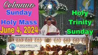 June 04, 2023 Anticipated Cebuano Sunday Mass @Lourdes Shrine (Cebu) || Holy Trinity Sunday