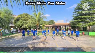 Every Move You Make - Line Dance || Demo || Beauty LD Queen T.Ratu || Mei2 LD Class