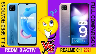 Redmi 9 Activ vs Realme C11 2021 Full Comparision I Budget Smartphone under 10000 #xiaomi #realme