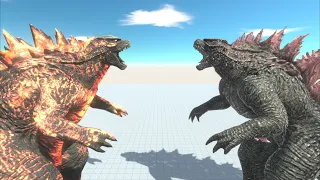 Evolved Godzilla VS Thermonuclear Godzilla defeat Mechagodzilla Who is stronger