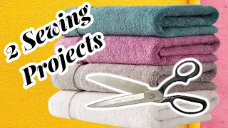 Old Towels Sewing Projects DIY Sewing Tutorial