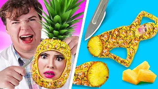 WHAT IF FOOD WERE PEOPLE | IF OBJECTS ARE ALIVE, CRAZY & FUNNY SITUATIONS CRAFTY HACKS PLUS