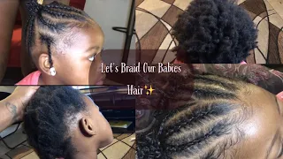 Braiding My Toddlers Hair|Easy Quick Braids For Babies 2yr Old|Beginner Friendly Tutorial