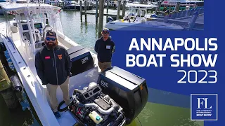 Annapolis Boat Show Full Walking Tour ! Crazy Moments and New Boats ! (2022)