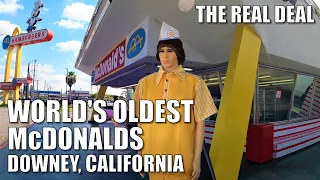 🍔🍟🍦 WORLD'S OLDEST McDONALD'S! | DOWNEY, CALIF