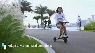 TopMate ES31 Foldable Electric Scooter Mini Tricycle with Reverse Function