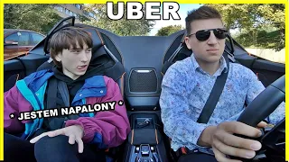 WYCIĘTE SCENY - Uber w Lamborghini Huracan po Warszawie