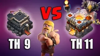 Th9 VS Th11 Legend League Trophy Confirm Attack Strategy 2018 | Best  Attack For Th9 Legend League