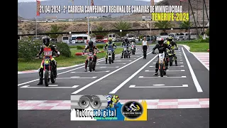 CAMPEONATO DE CANARIAS DE MINIVELOCIDAD 2ªCarrera de  #tenerife  2024 #pitmonster #motociclismo