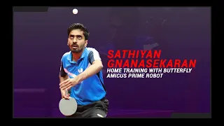 Sathiyan Gnanasekaran - Training with Robot