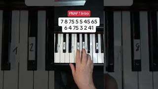 FNAF 1 Song Piano Tutorial