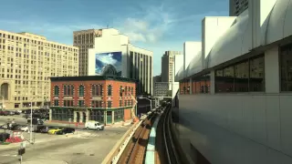 Ride the Detroit People Mover in 4K