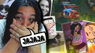 Reacciono a sus MEMES Y SUS PLAYS QUE HORROR! jajaja