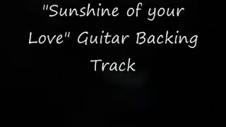 Sunshine of your love Guitar backing track - Cream Style (Guitar guys Crank it)