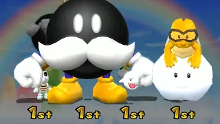 Mario Party 9 Mod - Dry Bones Vs Lakitu Vs King Bob-Omb Vs Boo #Marioparty9Mod