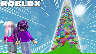 We Climb the Tower of Balls! | Roblox
