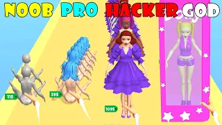 NOOB vs PRO vs HACKER vs GOD - Doll Factory!