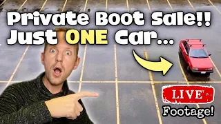 A Boot Sale All To Myself With Just ONE Car!! | eBay UK Reseller