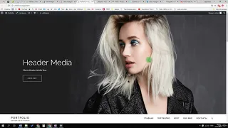 WordPress - Сайт портфолио через бесплатные шаблоны