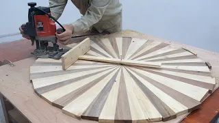 Woodworking Ideas With Craftsmanship Carpentry // Making A Simple Wooden Coffee Table With Low Cost