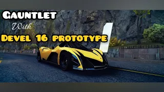 Gauntlet with Devel 16 prototype | Asphalt 8